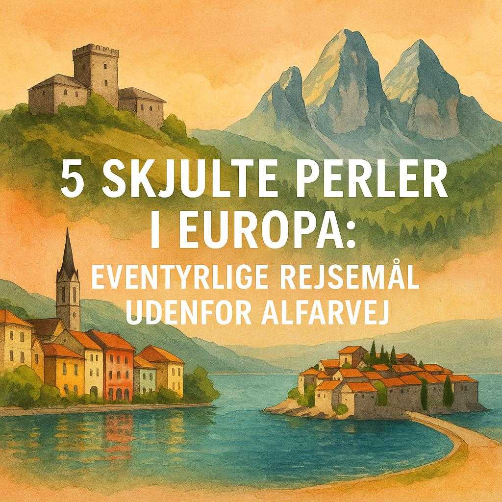 5 Skjulte Perler i Europa: Eventyrlige Rejsemål Udenfor Alfarvej